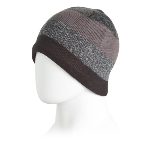 TURTLE FUR Black Heather Wool Blend Ocean Ragg Beanie - Picture 1 of 2